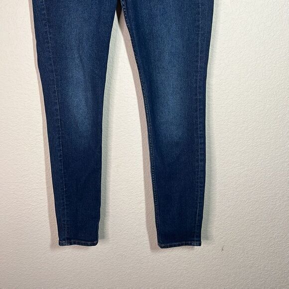 H&M Blue Ultra High Waist Ankle Skinny Curvy Jeggings Women's Size 4 - Picture 3 of 9